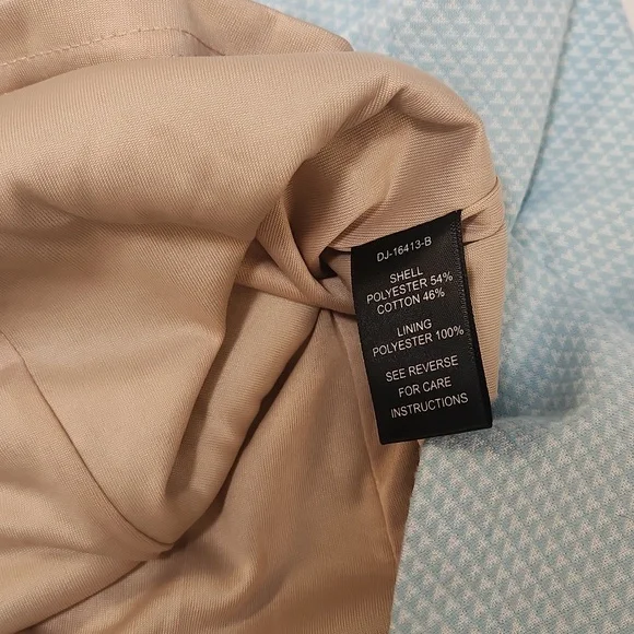 ark&co blue peplum dress, size medium - Picture 9 of 9